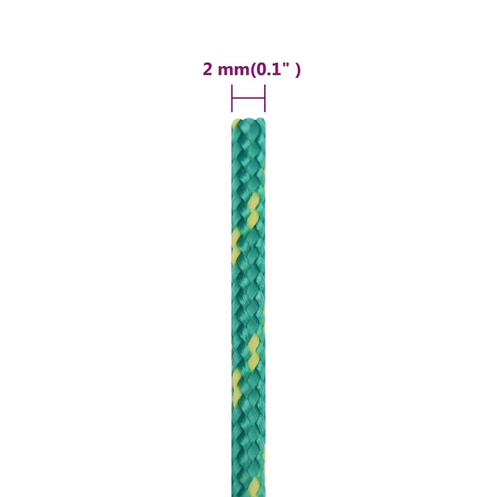 Brodski konop zeleni 2 mm 50 m od polipropilena