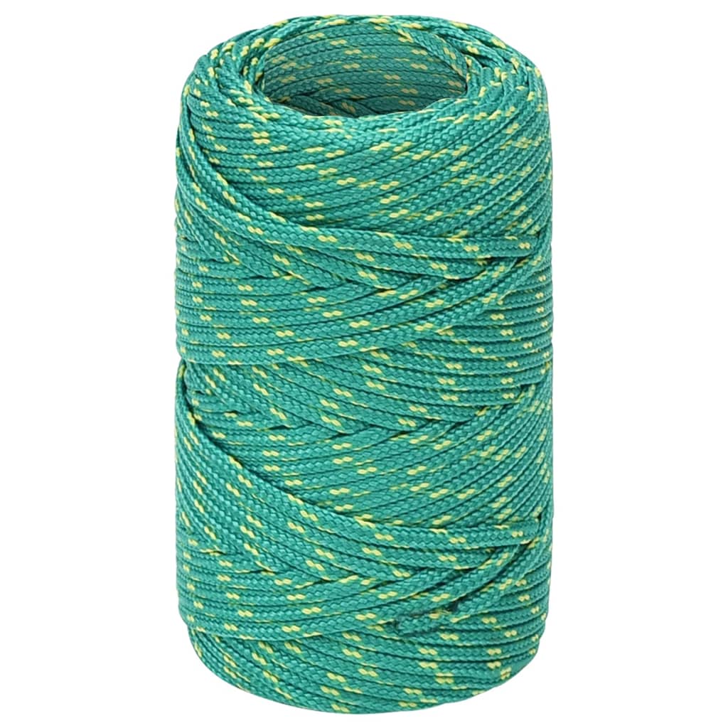 Brodski konop zeleni 2 mm 100 m od polipropilena