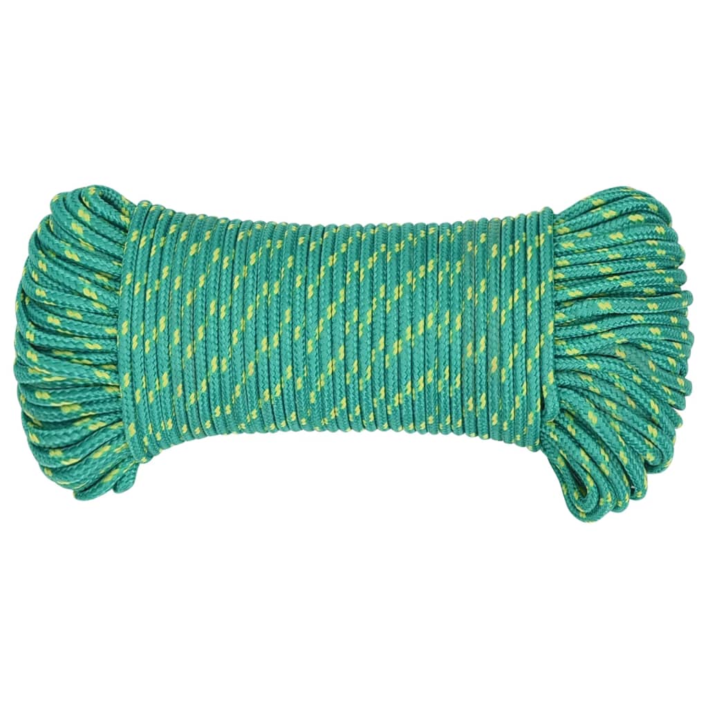 Brodski konop zeleni 4 mm 25 m od polipropilena