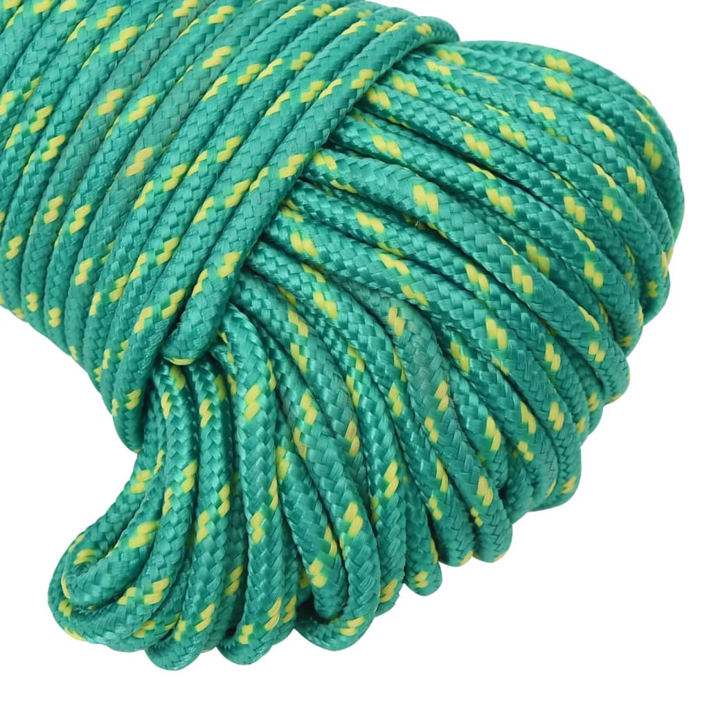 Brodski konop zeleni 4 mm 100 m od polipropilena