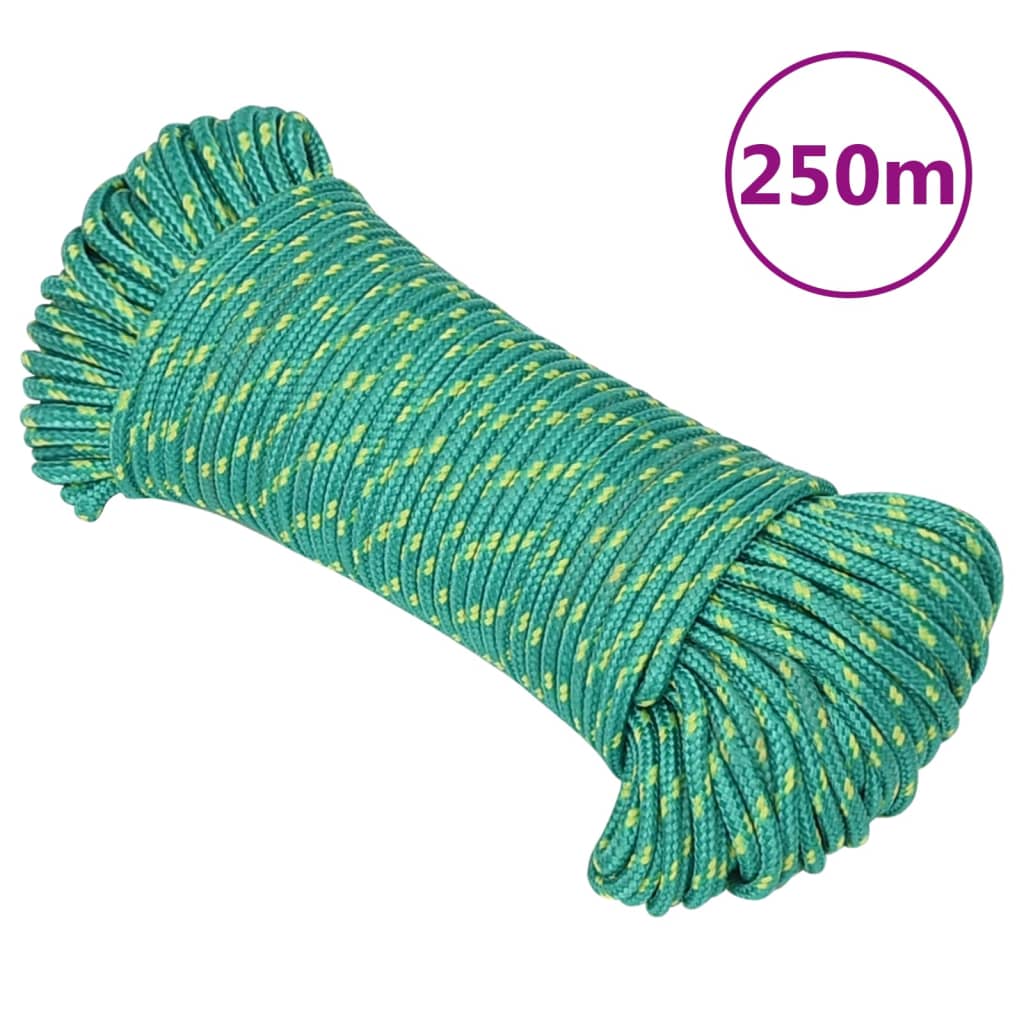 Brodski konop zeleni 5 mm 250 m od polipropilena