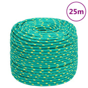 Brodski konop zeleni 8 mm 25 m od polipropilena