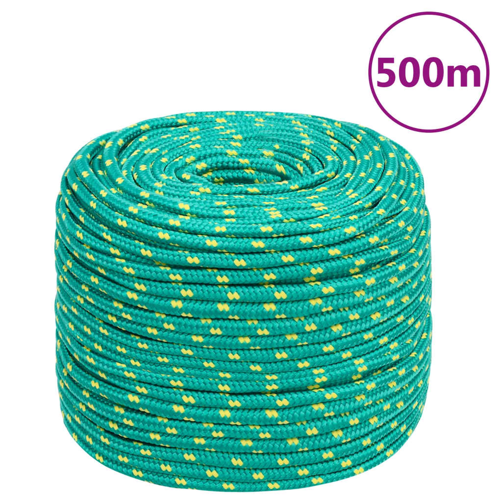 Brodski konop zeleni 8 mm 500 m od polipropilena