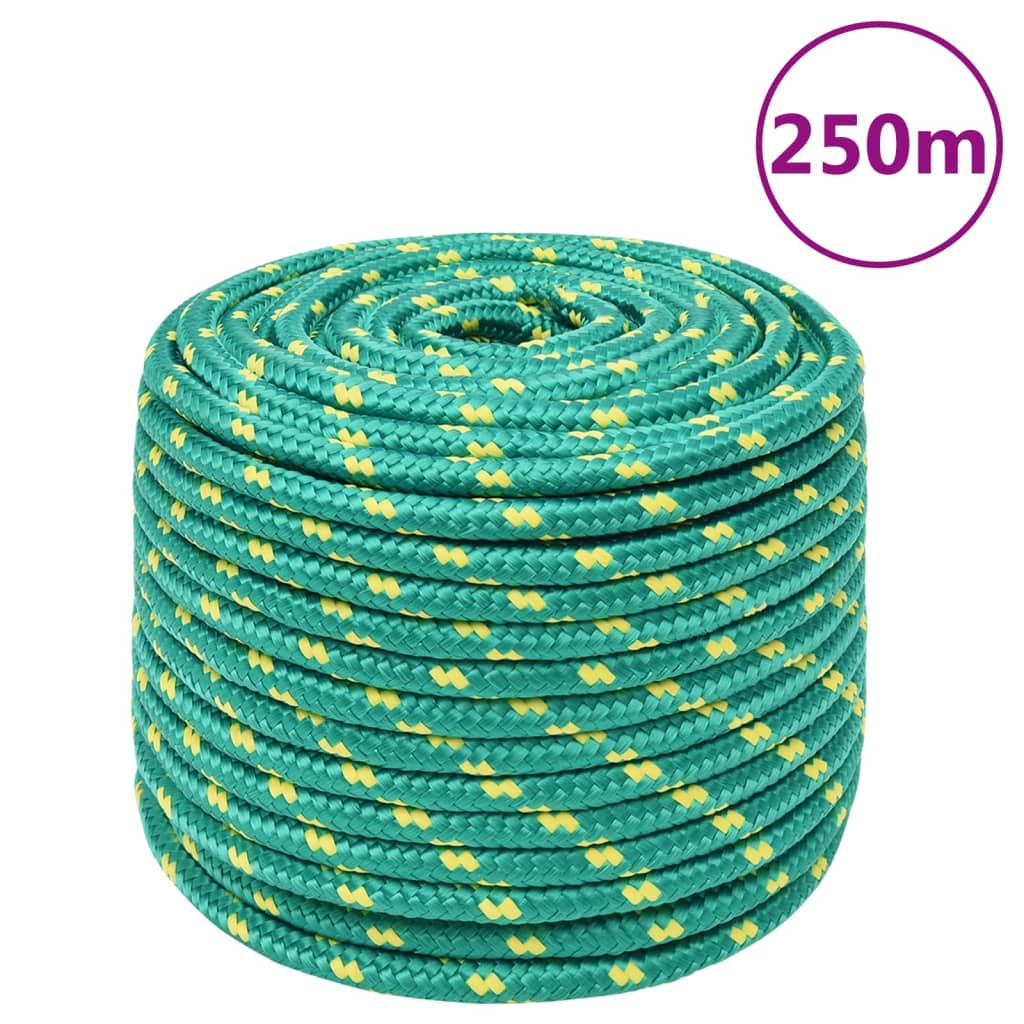 Brodski konop zeleni 12 mm 250 m od polipropilena