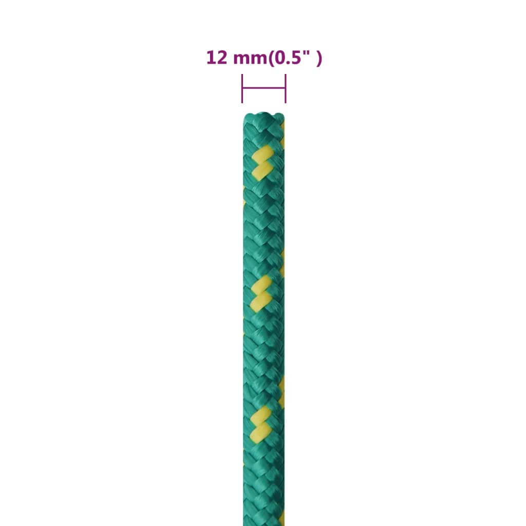 Brodski konop zeleni 12 mm 250 m od polipropilena