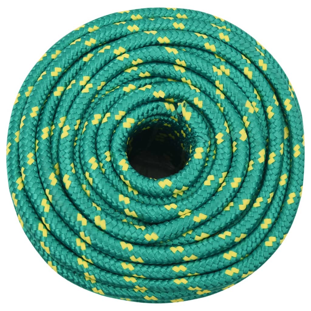 Brodski konop zeleni 14 mm 25 m od polipropilena