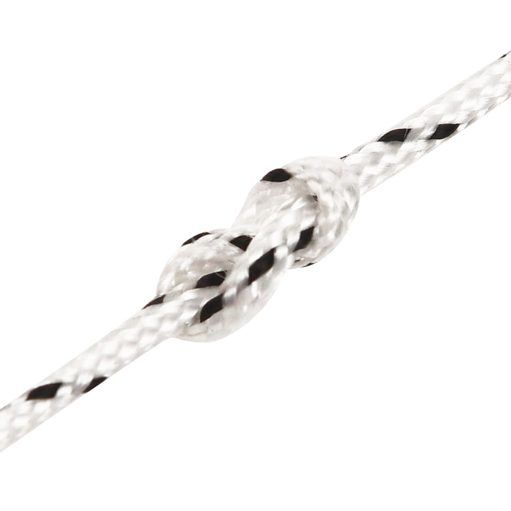 Pleteni brodski konop bijeli 2 mm x 100 m poliesterski