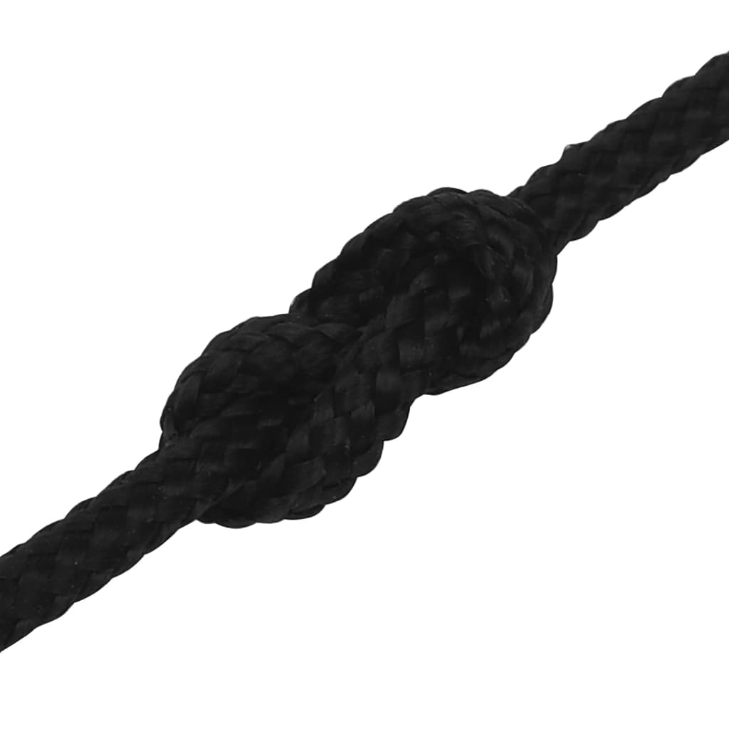 Radno uže crno 2 mm 250 m poliestersko