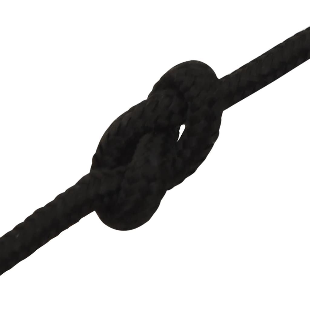 Radno uže crno 3 mm 500 m poliestersko