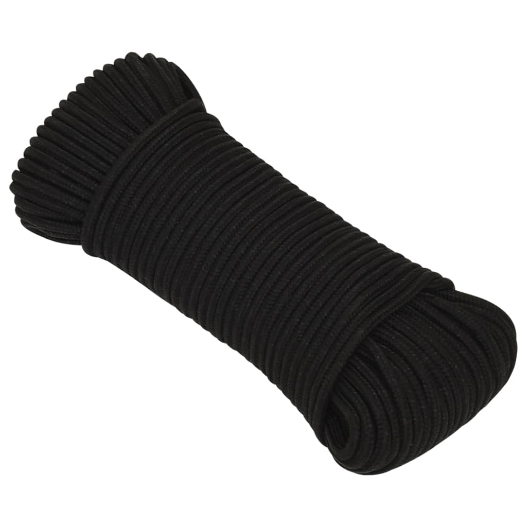 Radno uže crno 5 mm 500 m poliestersko