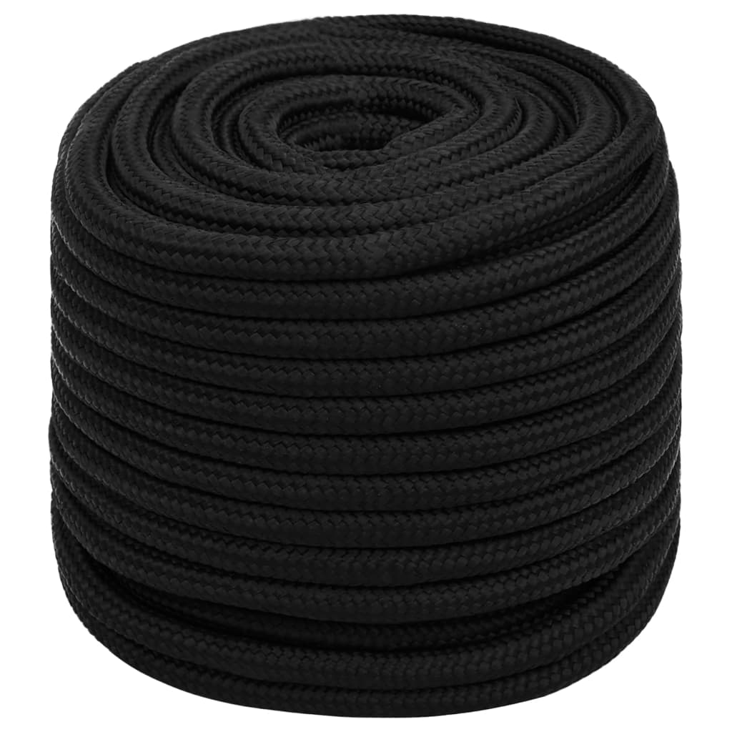 Radno uže crno 18 mm 100 m poliestersko