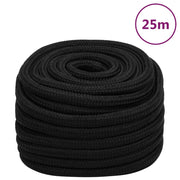 Radno uže crno 20 mm 25 m poliestersko