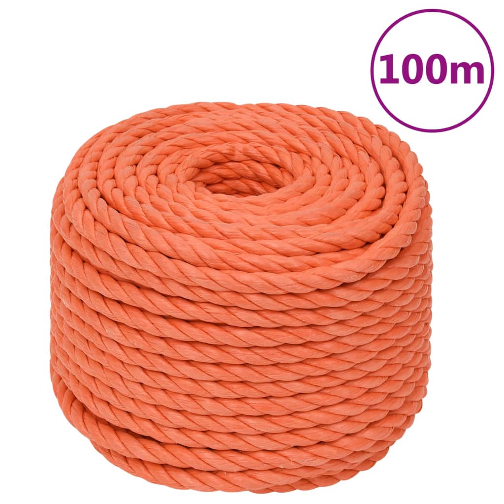 Radno uže narančasti 20 mm 100 m od polipropilena