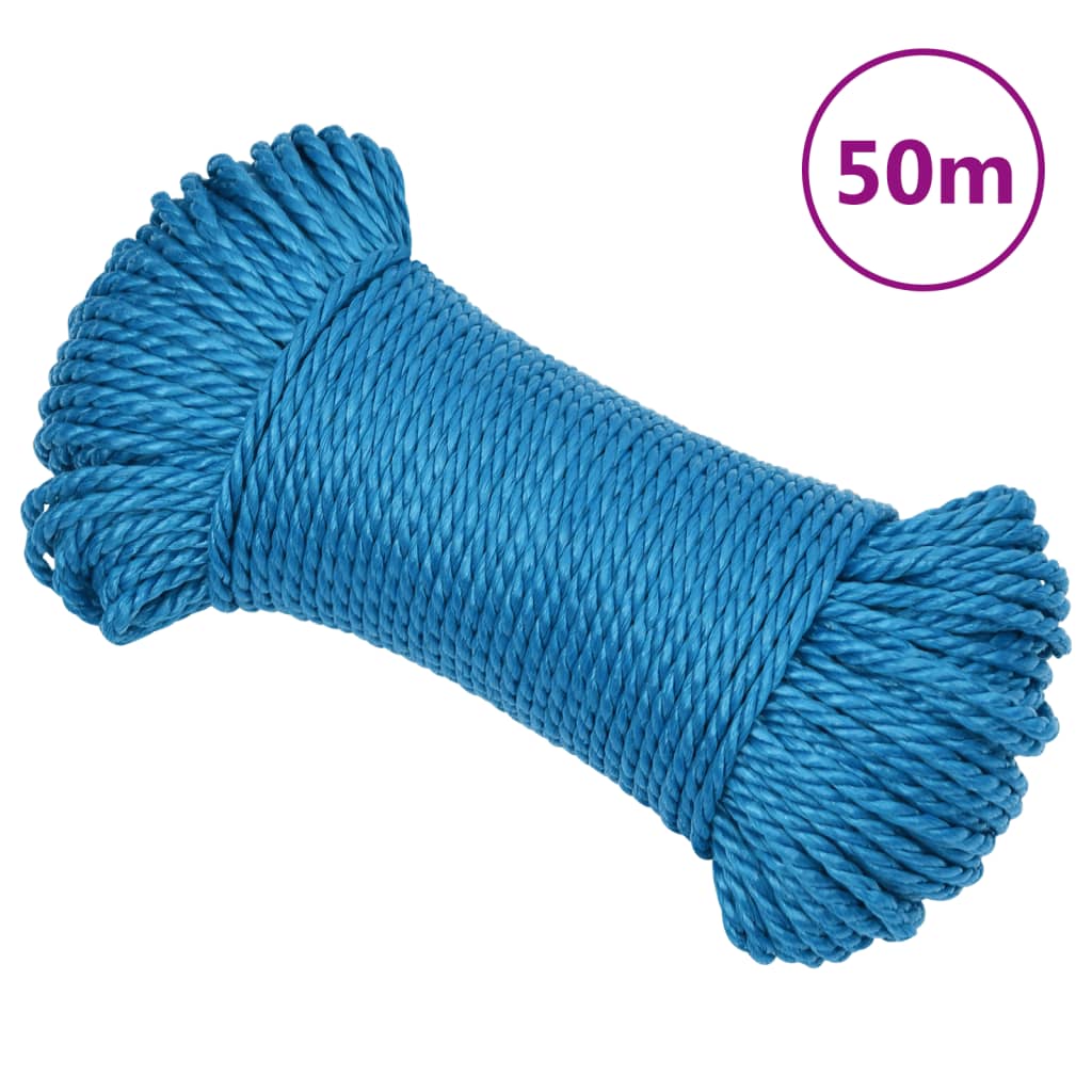 Radno uže plavo 3 mm 50 m od polipropilena