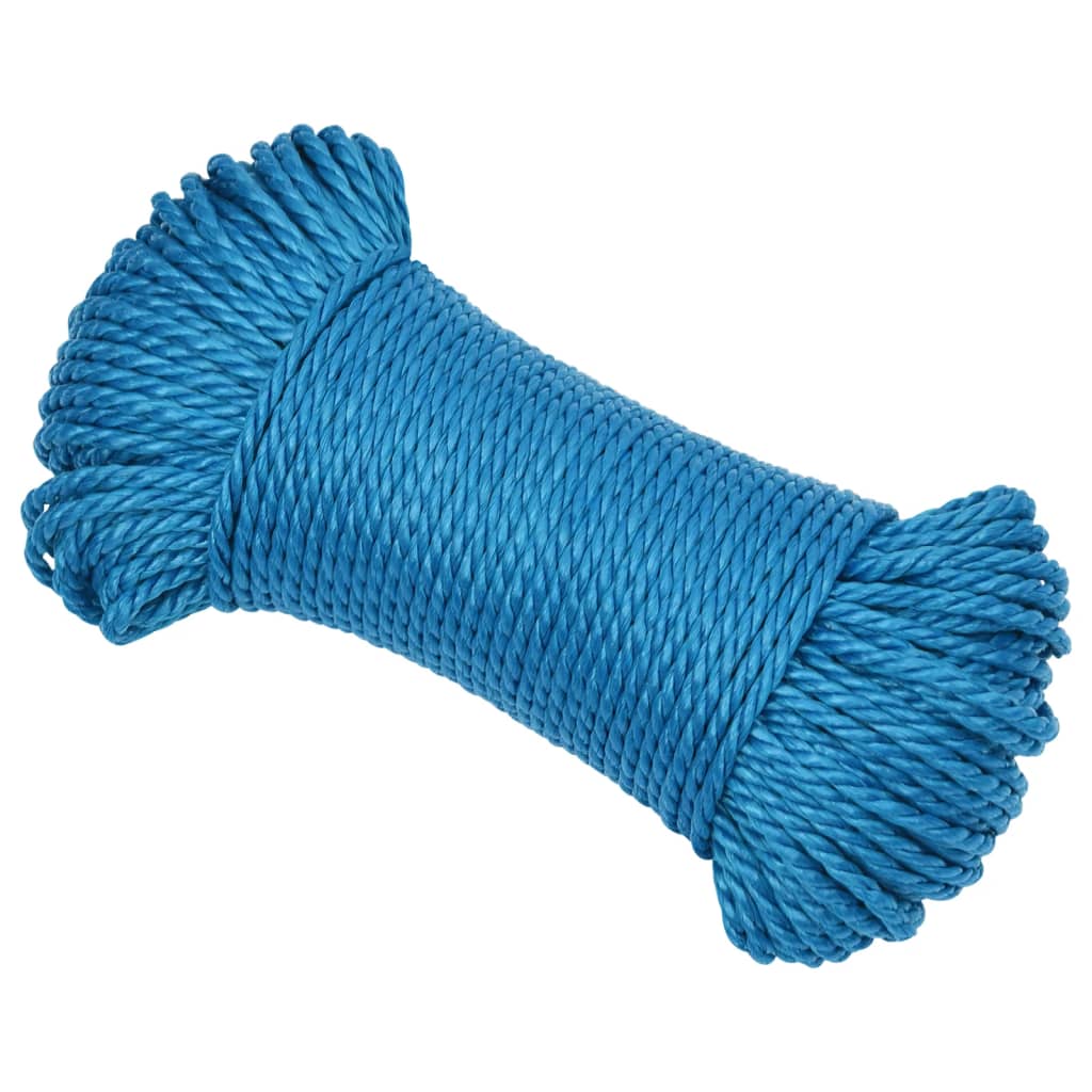 Radno uže plavo 6 mm 100 m od polipropilena