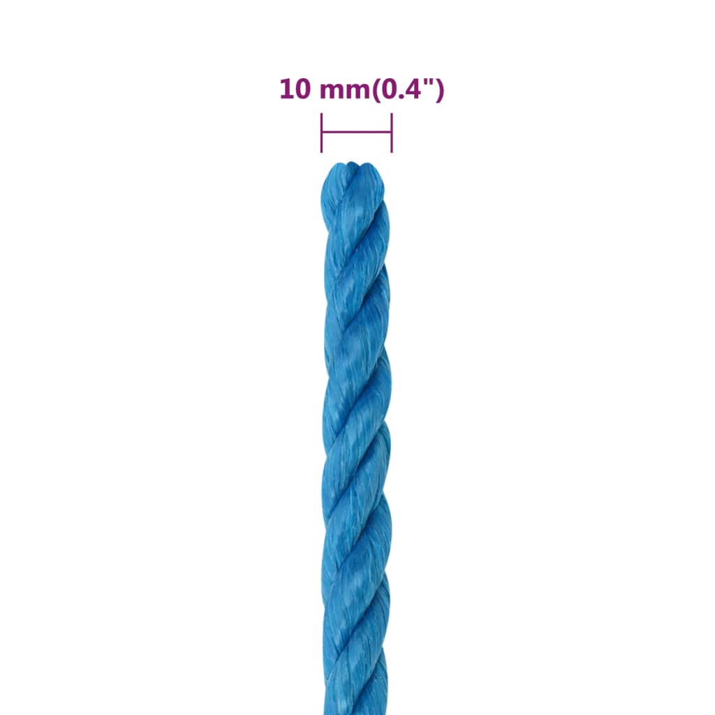 Radno uže plavi 10 mm 25 m od polipropilena