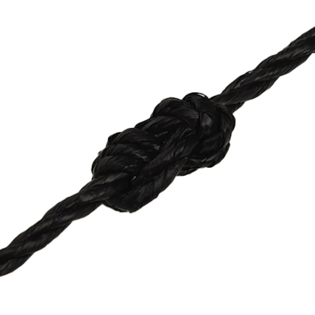 Radno uže crni 3 mm 50 m od polipropilena