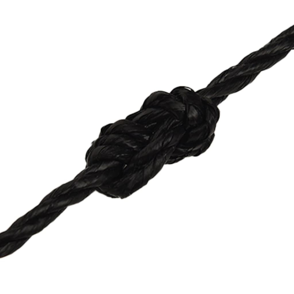 Radno uže crni 3 mm 500 m od polipropilena