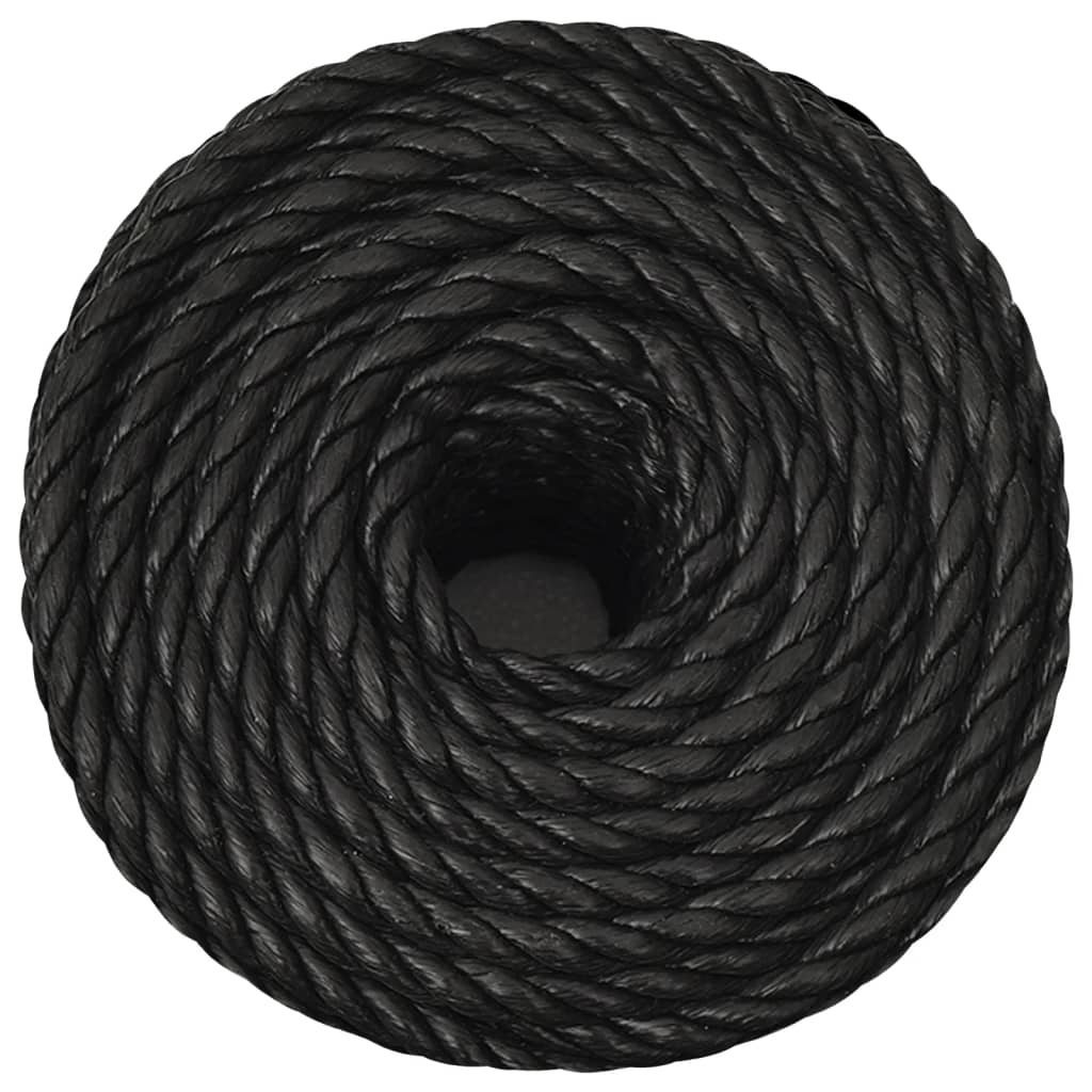 Radno uže crno 10 mm 250 m od polipropilena