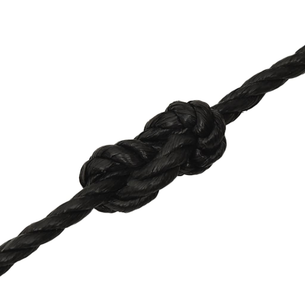 Radno uže crno 10 mm 250 m od polipropilena
