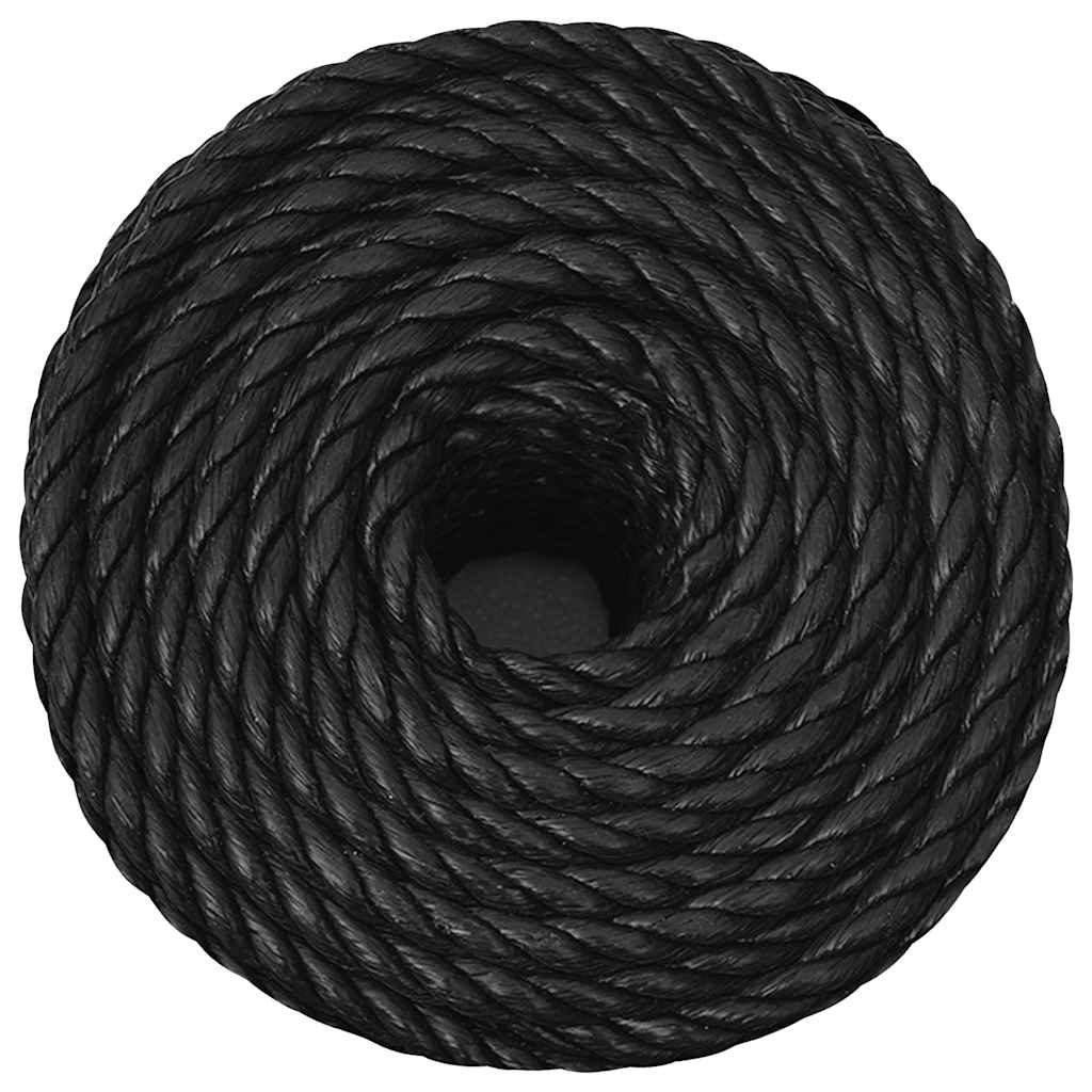 Radno uže crno 10 mm 500 m od polipropilena
