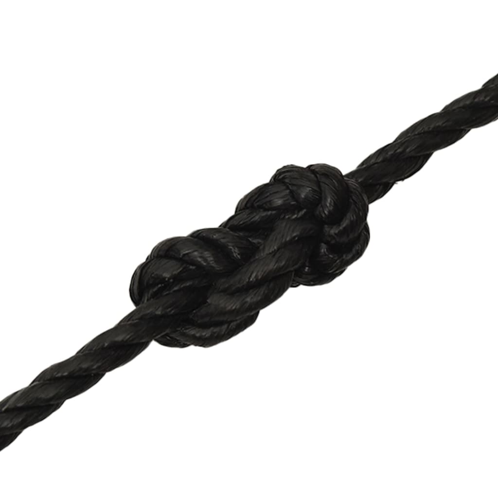 Radno uže crni 16 mm 50 m od polipropilena