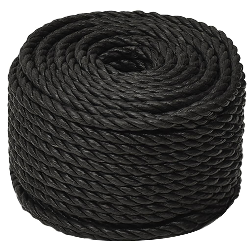 Radno uže crno 24 mm 50 m od polipropilena