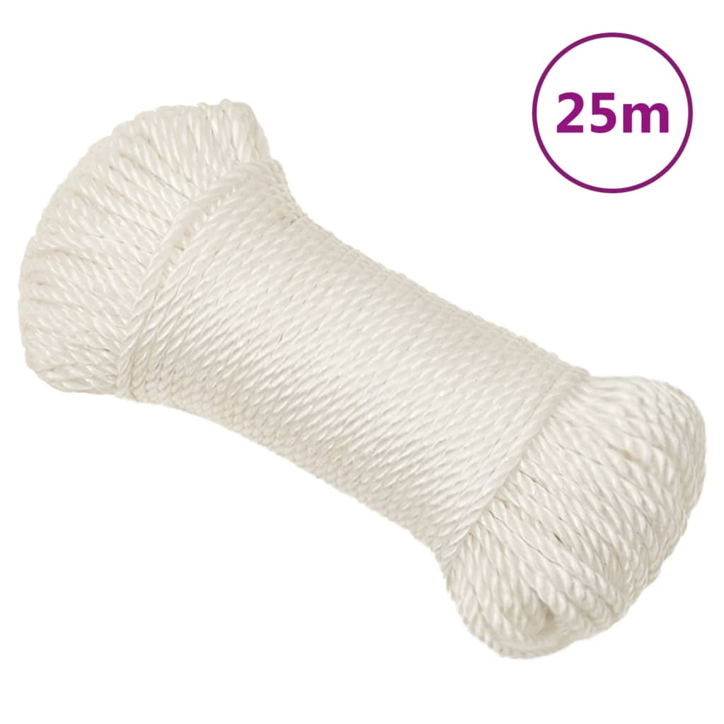 Radno uže bijeli 3 mm 25 m od polipropilena