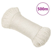 Radno uže bijelo 8 mm 500 m od polipropilena