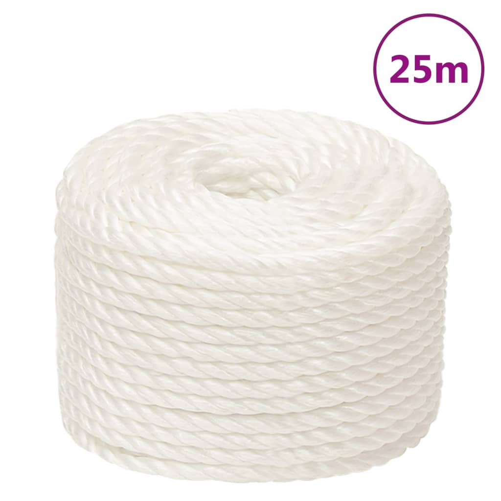 Radno uže bijeli 12 mm 25 m od polipropilena