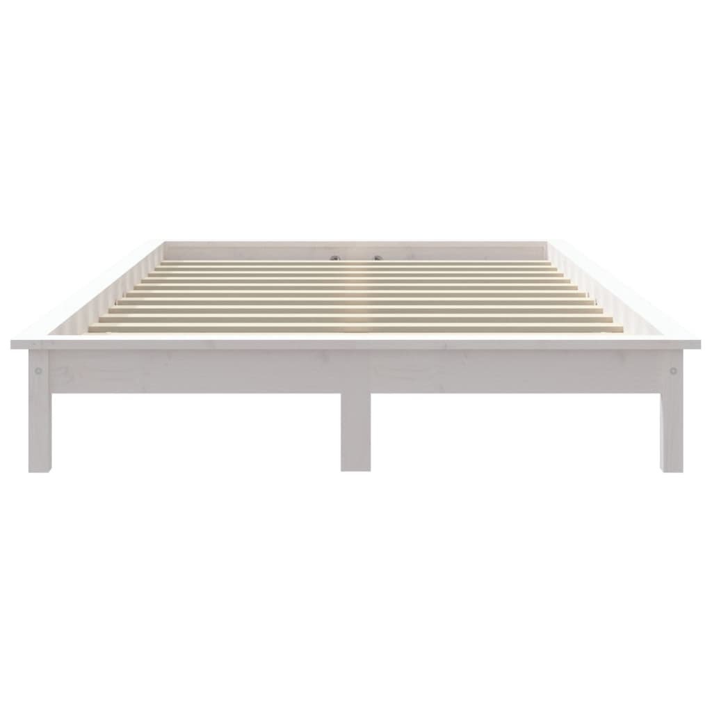 Okvir za krevet od borovine bijela 180x200 cm veliki bračni
