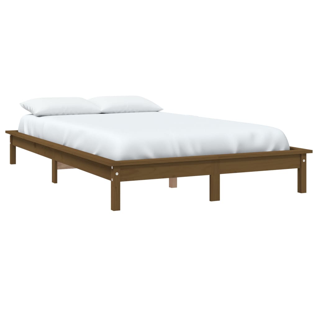 Okvir za krevet od borovine boja meda 135x190 cm bračni