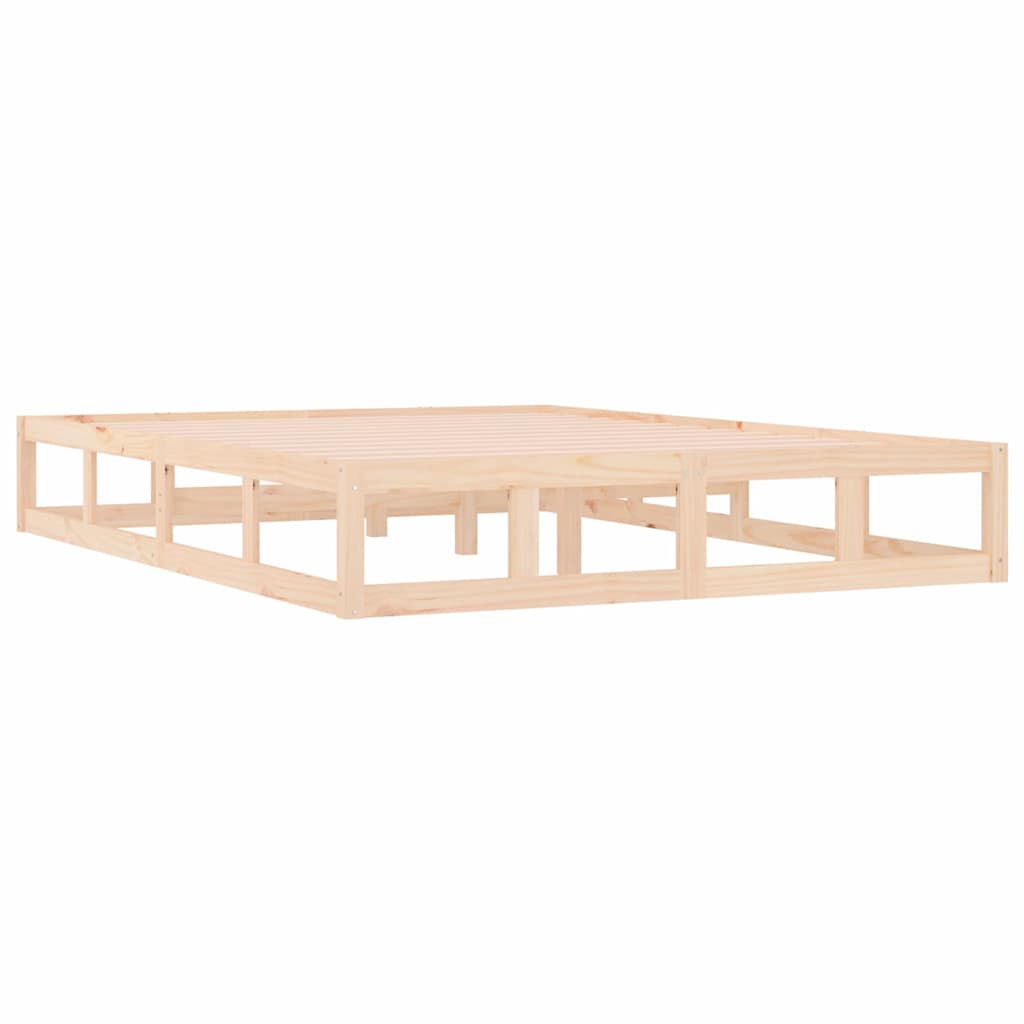 Okvir za krevet 140x190 cm od masivnog drva