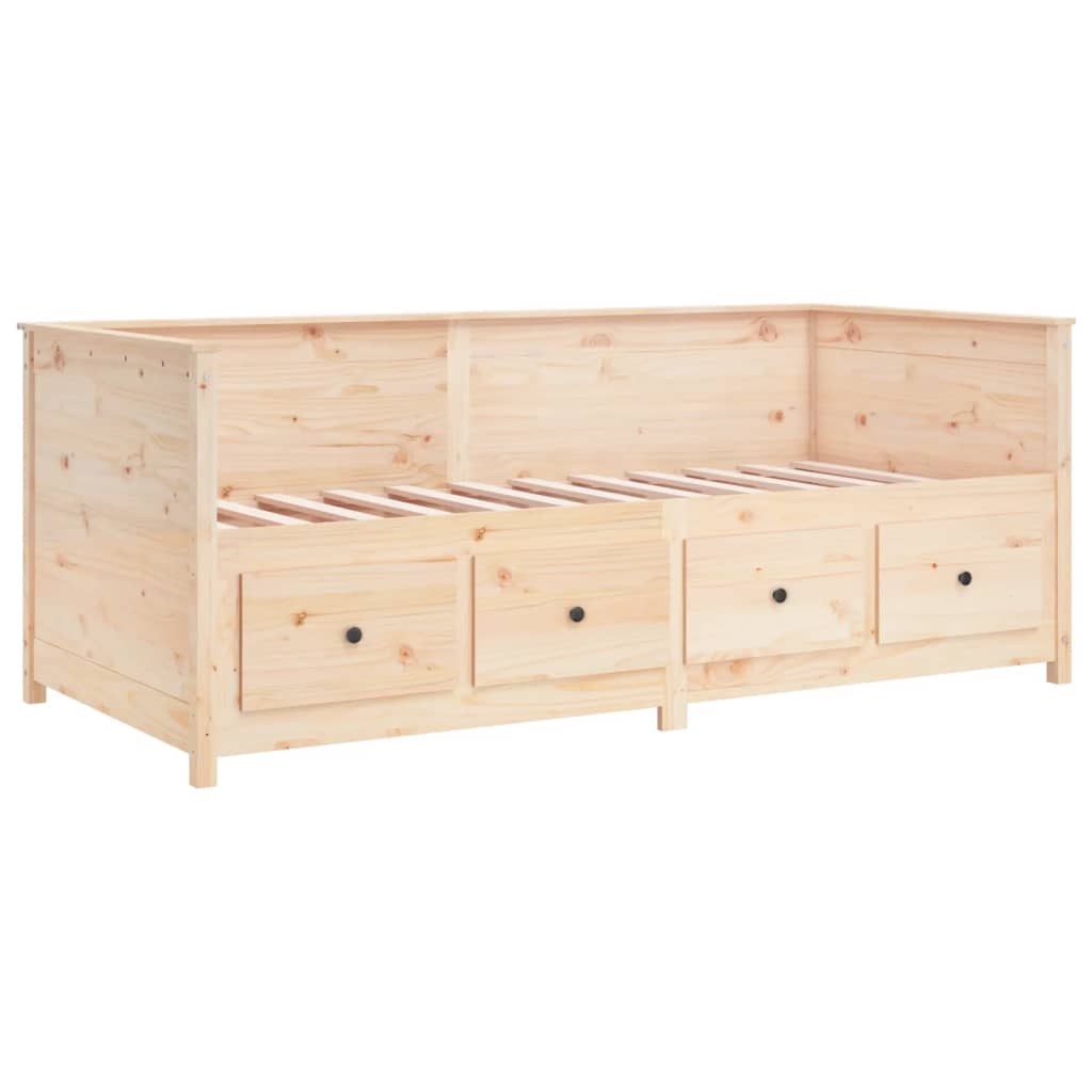 Dnevni krevet bez madraca 90 x 190 cm od masivne borovine