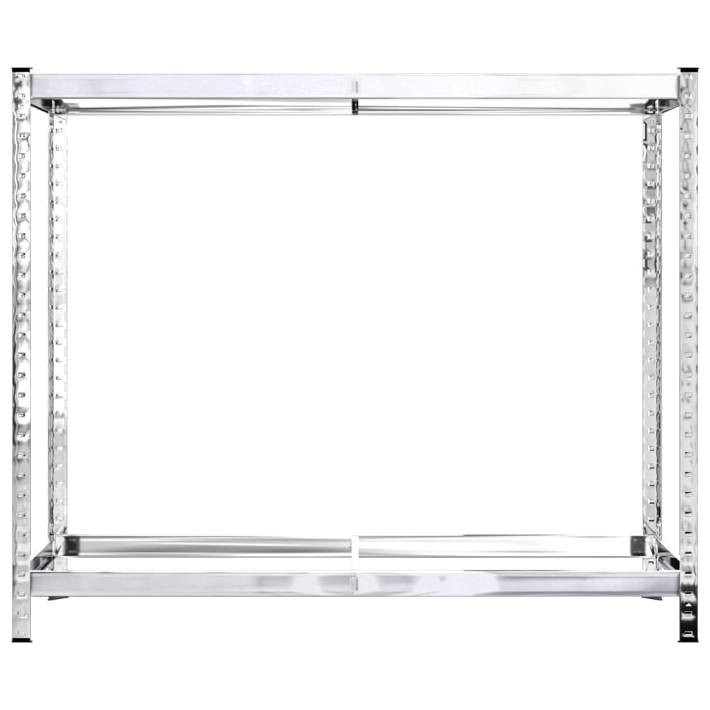 Stalak za gume s 2 razine srebrni 110 x 40 x 110 cm čelični