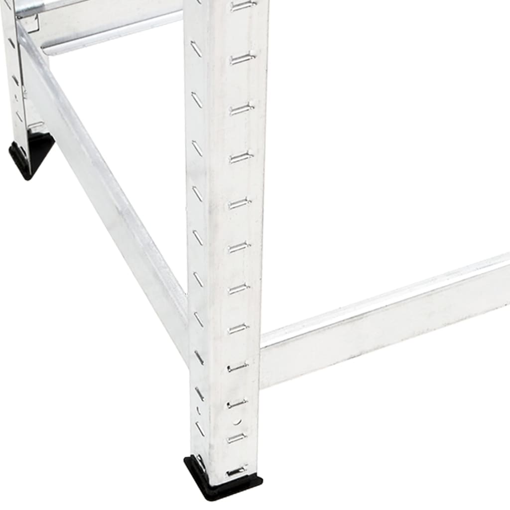 Stalak za gume s 2 razine srebrni 110 x 40 x 110 cm čelični