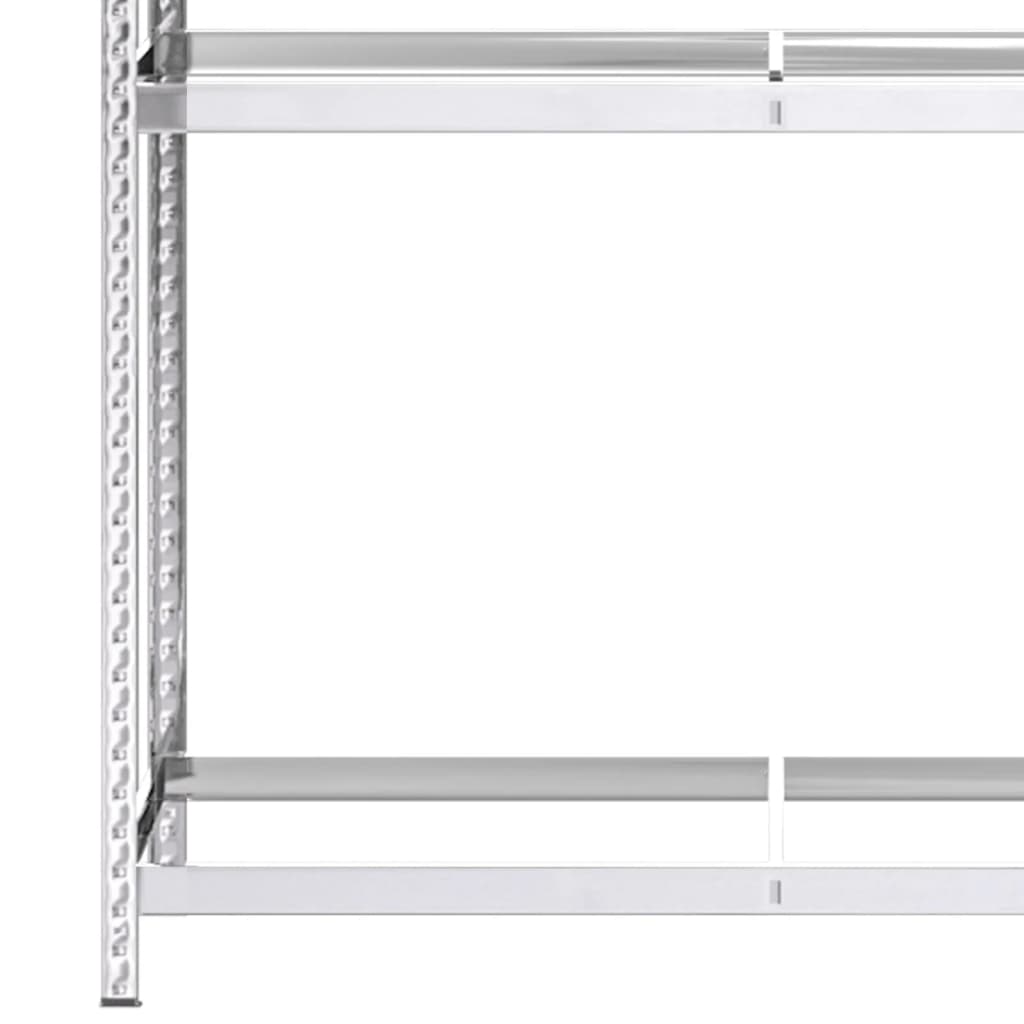 Stalci za gume s 3 razine 2 kom srebrni 110x40x200 cm čelični