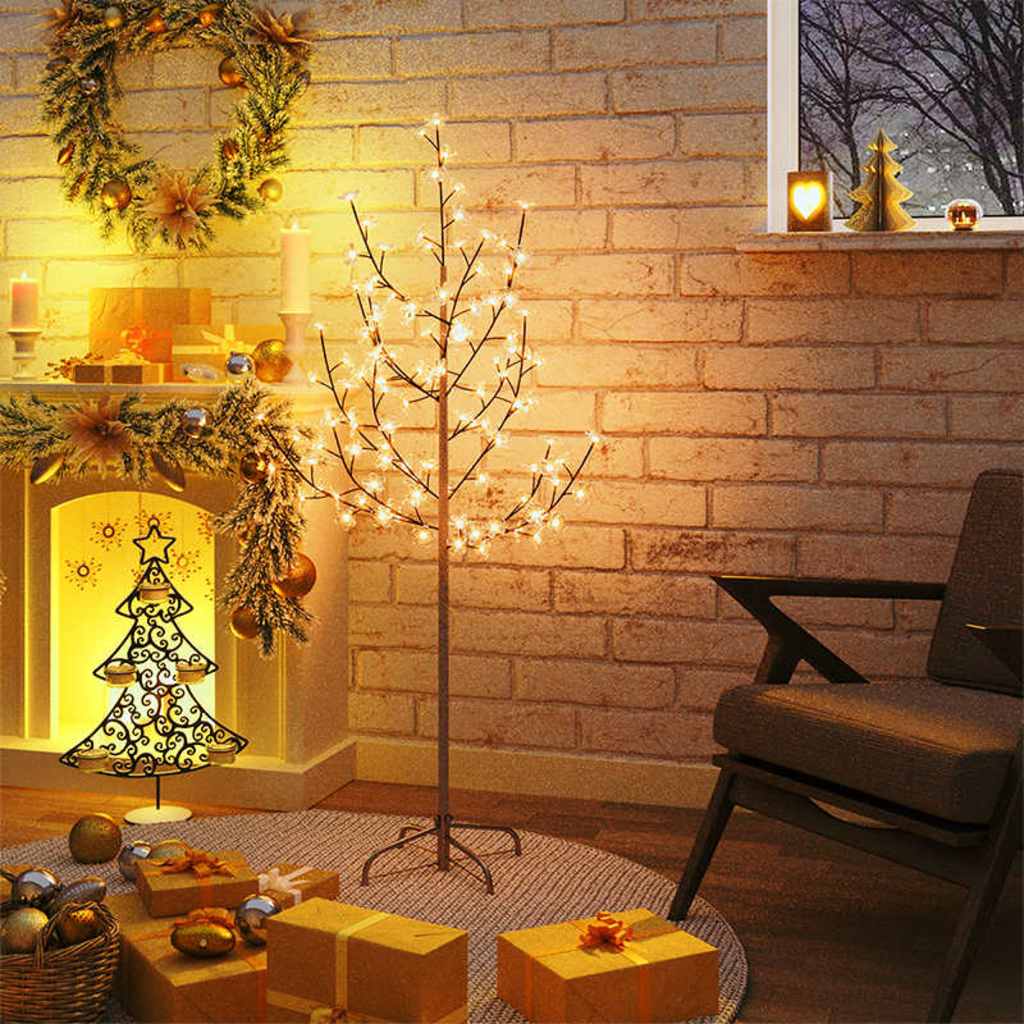 Drvce rascvjetane trešnje 84 tople bijele LED žarulje 120 cm