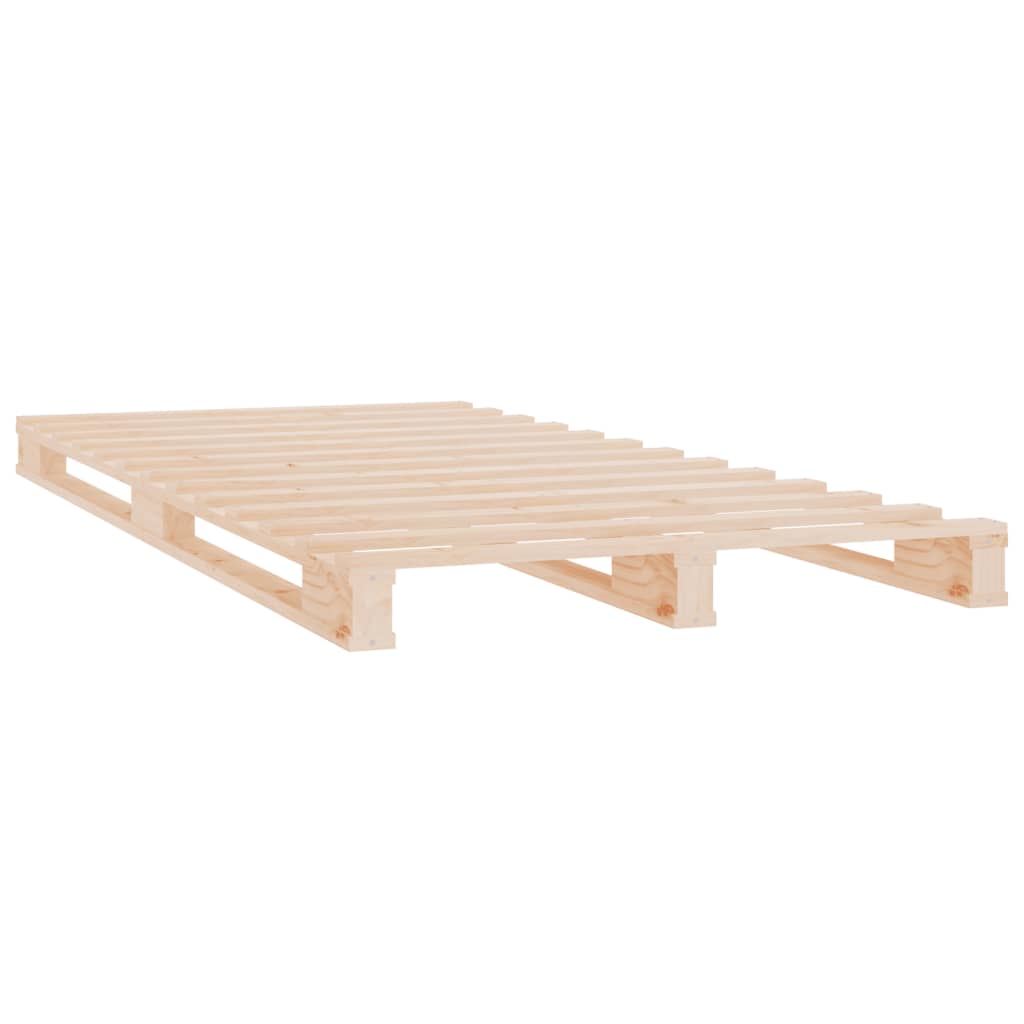 Krevet od paleta 90 x 200 cm od masivne borovine
