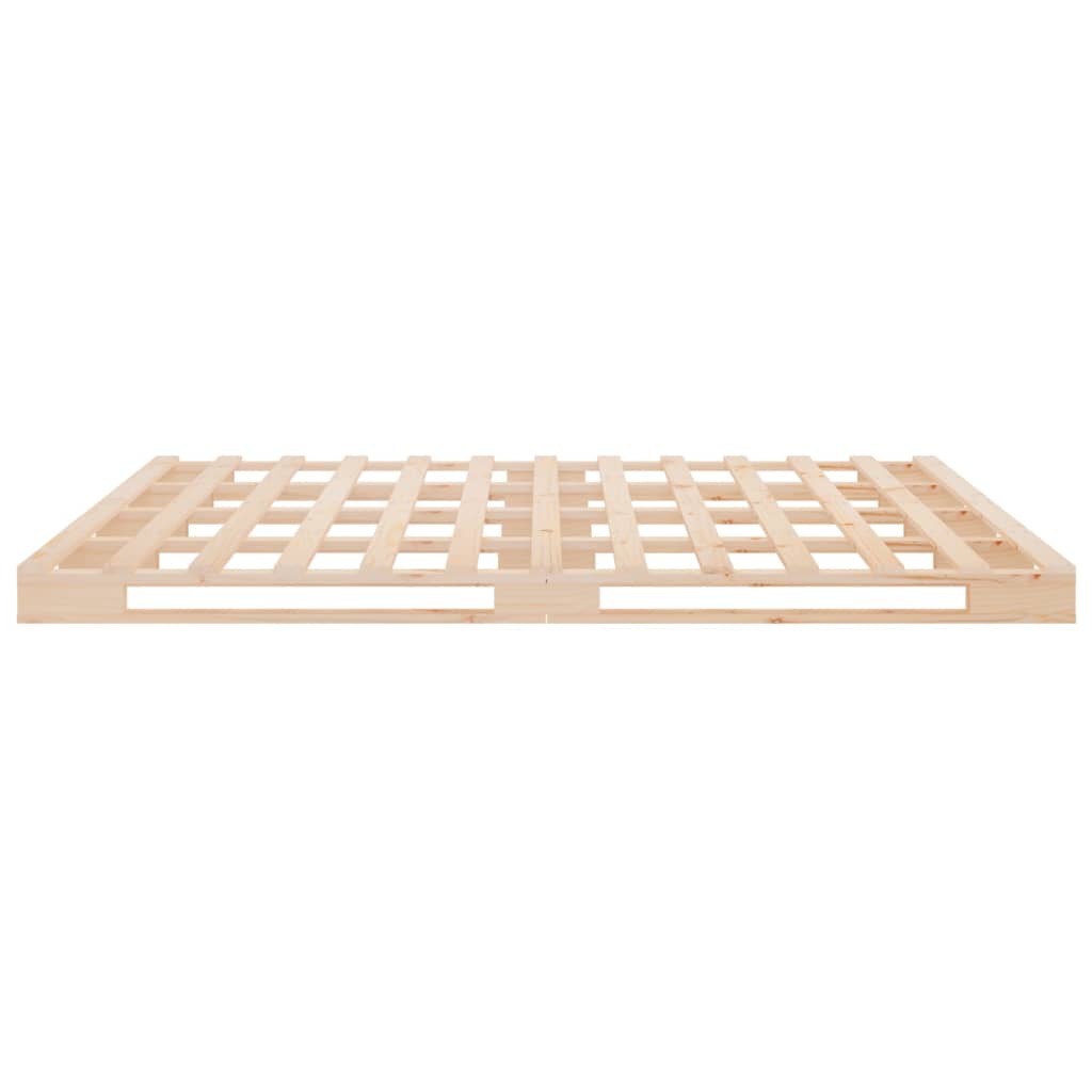 Krevet od paleta 200 x 200 cm od masivne borovine