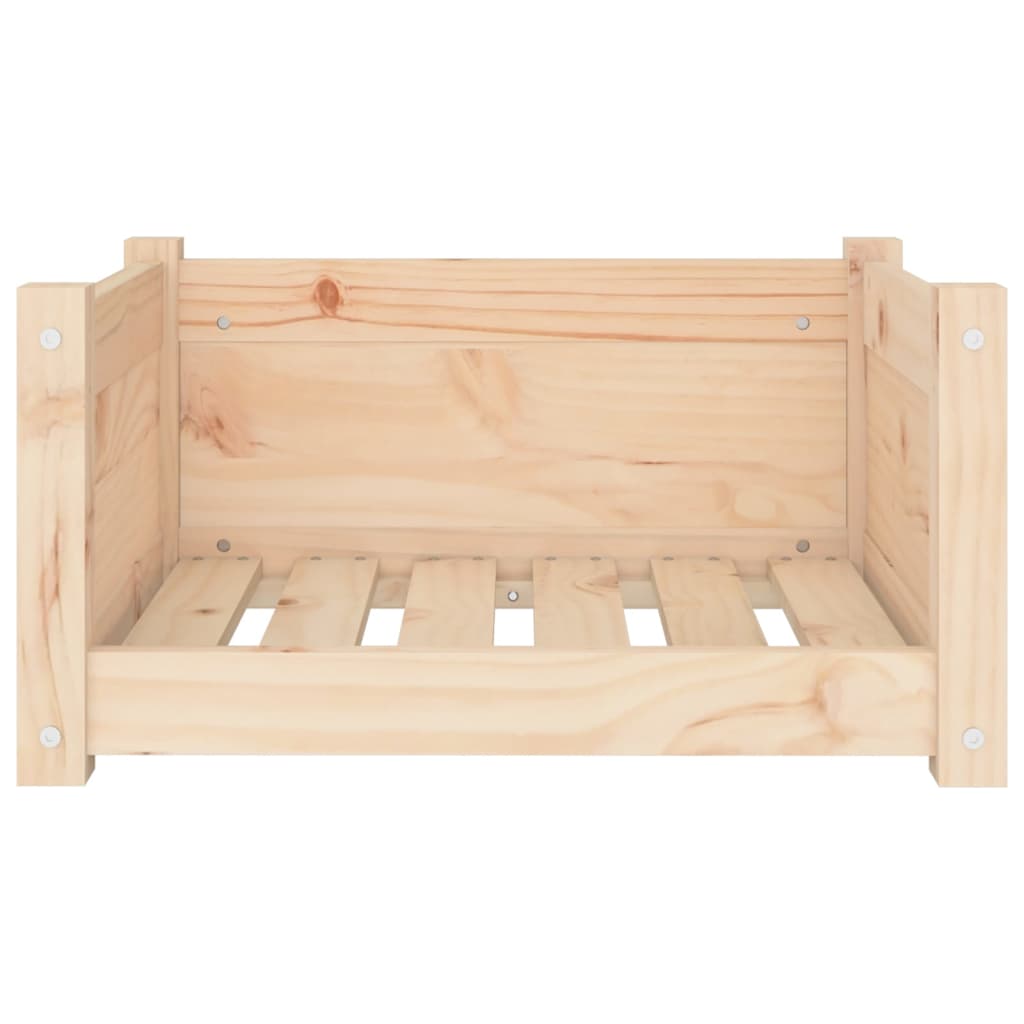 Krevet za pse 55,5x45,5x28 cm Masivni borov drvo
