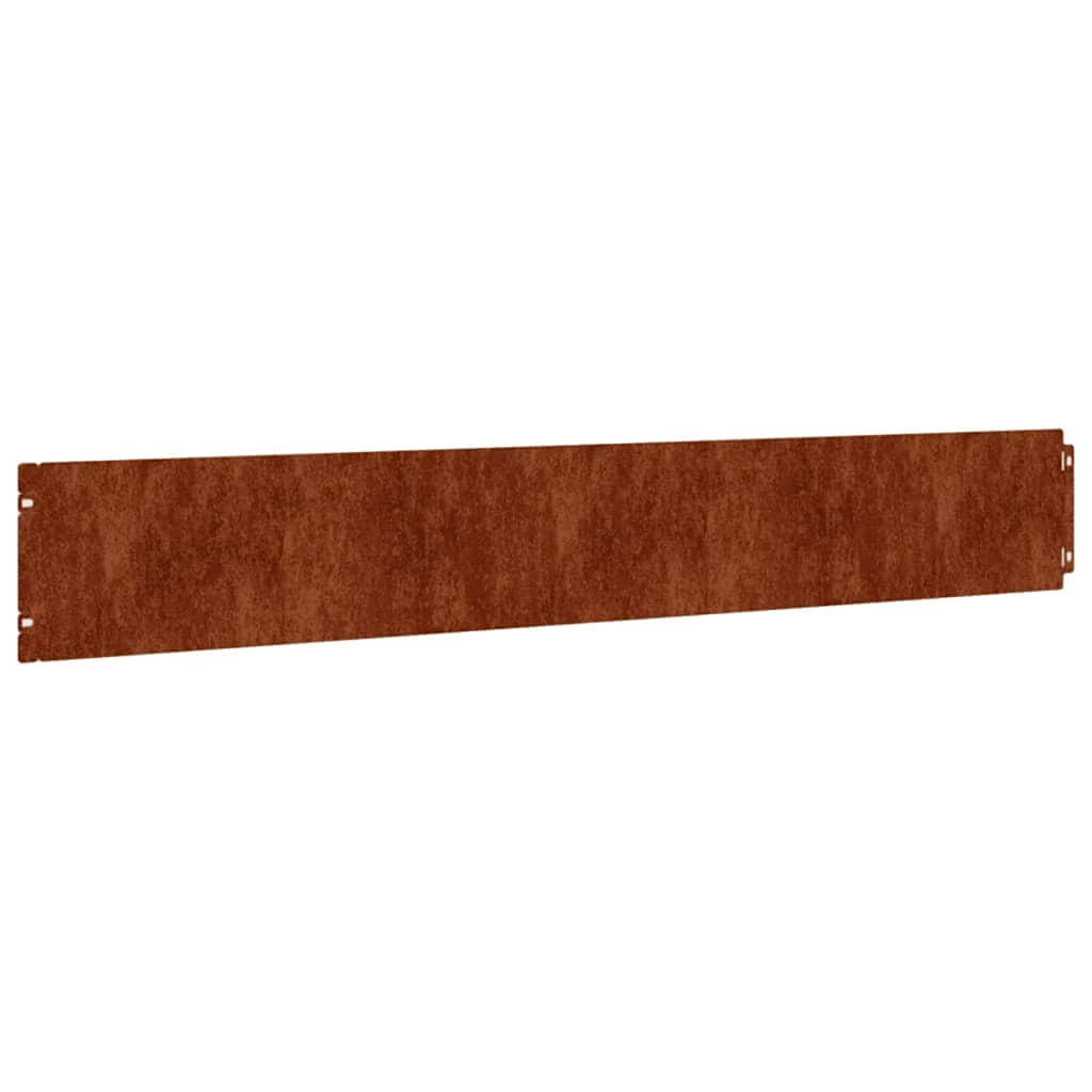 Rubnjaci za travnjak 10 kom fleksibilni 15x103 cm čelik COR-TEN