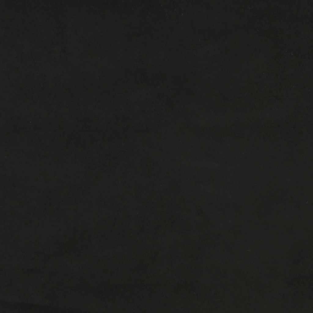 Uzglavlje crno 80 x 5 x 78/88 cm baršunasto