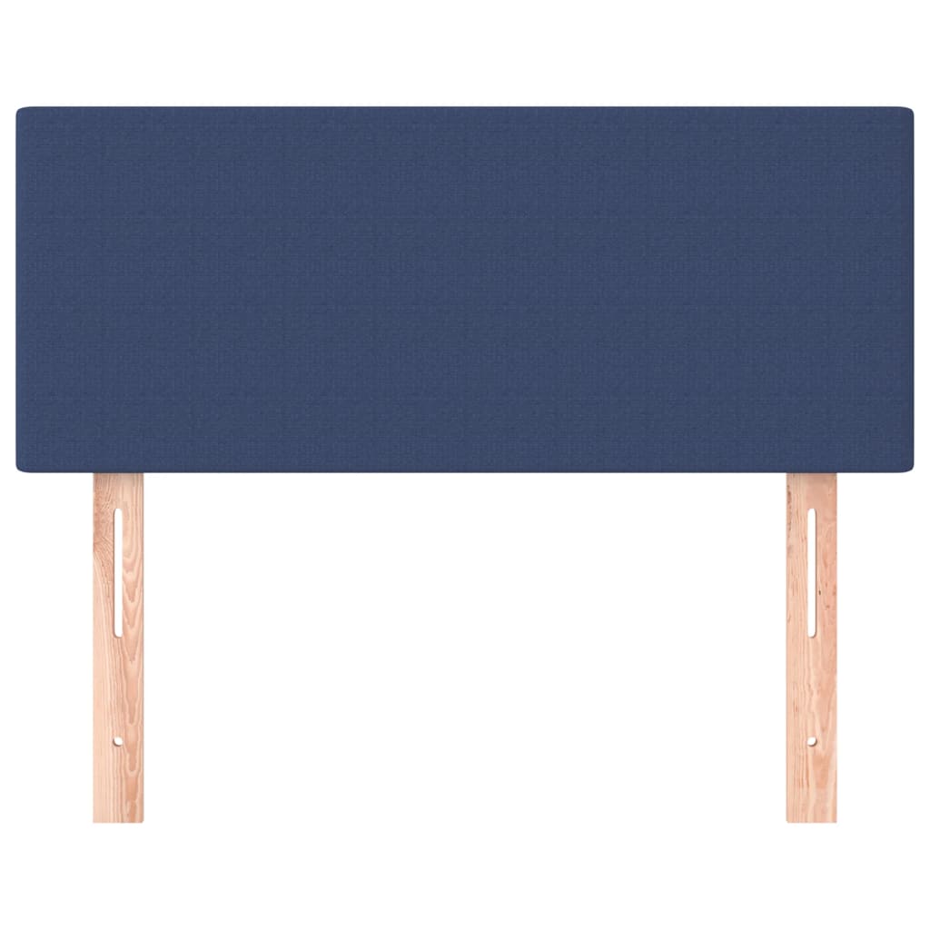 Uzglavlje plavo 90x5x78/88 cm od tkanine