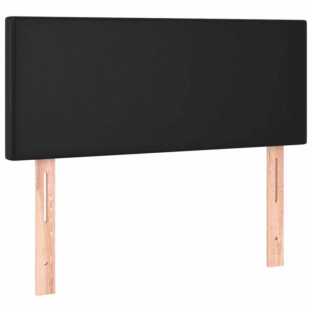 Uzglavlje crno 100x5x78/88 cm od umjetne kože