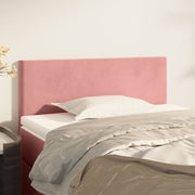 Uzglavlje ružičasto 100x5x78/88 cm baršunasto