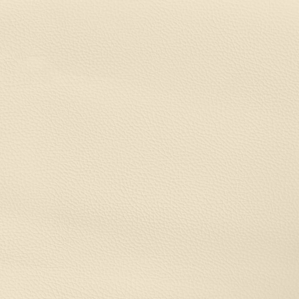 Uzglavlja krem 144x5x78/88 cm od umjetne kože