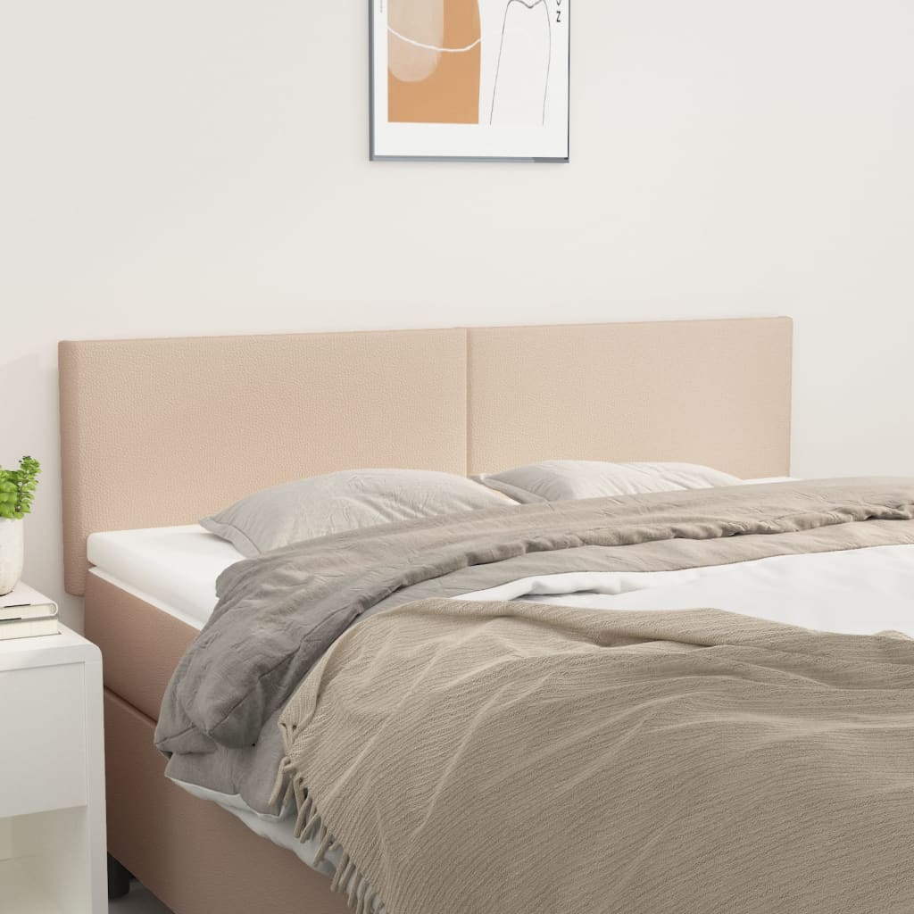 Uzglavlja cappuccina 144x5x78/88 cm od umjetne kože