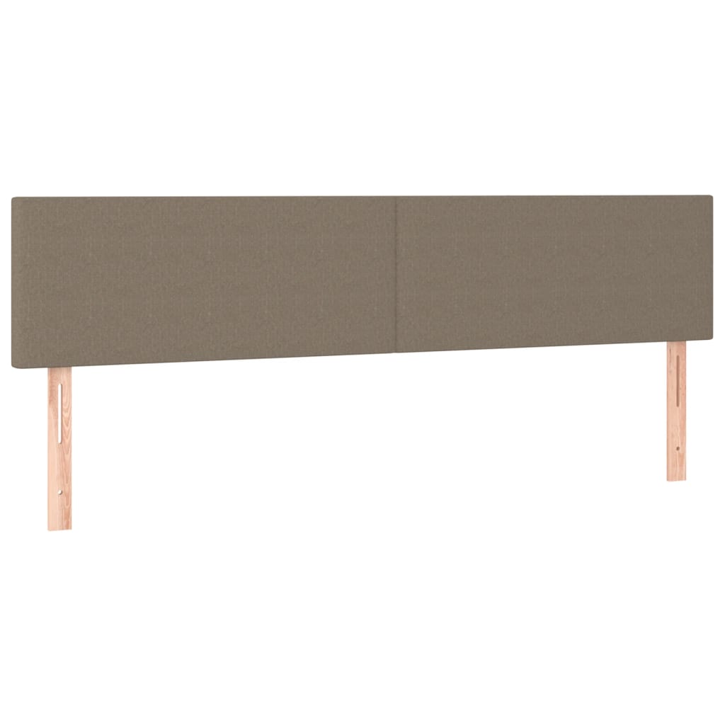 Uzglavlja smeđesiva 160x5x78/88 cm od tkanine
