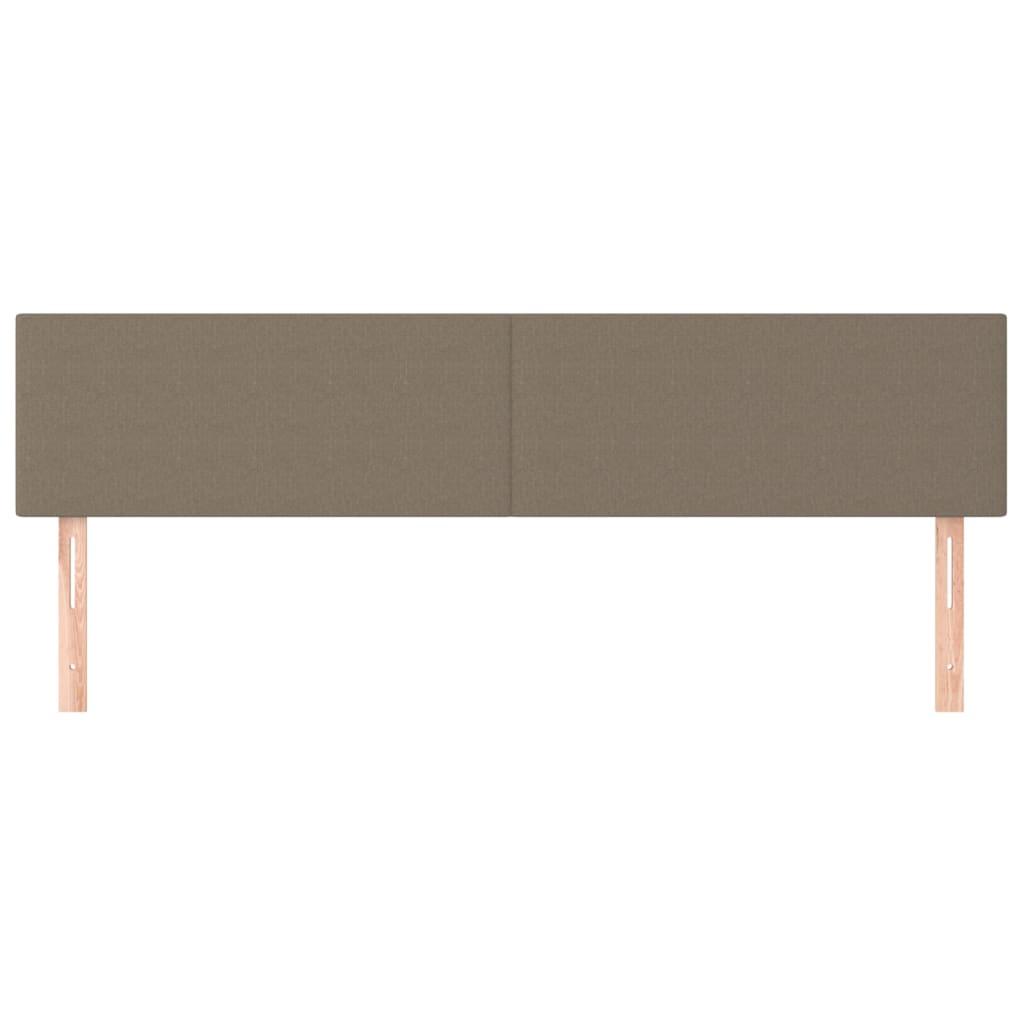 Uzglavlja smeđesiva 160x5x78/88 cm od tkanine
